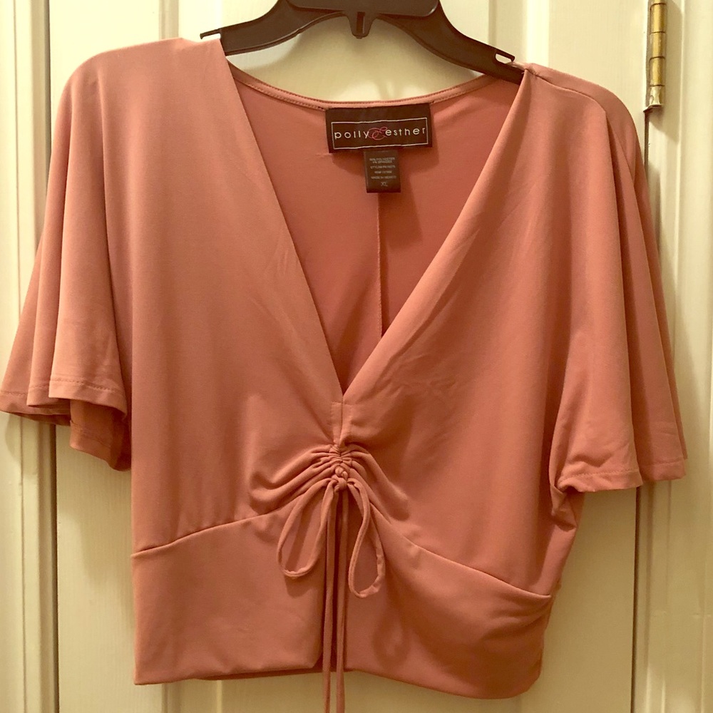 Pink Crop Top